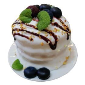 Souffle Artificial Fake Cake Dessert  Props Party Replica Prop