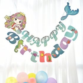 Happy Birthday Banner Cartoon