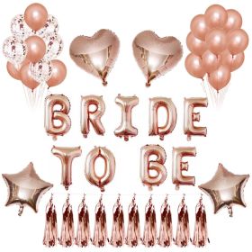 Bride to be Letter Foil Balloon Decoration