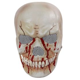 Creepy Halloween Mask,Simulated Mouth Skull Face