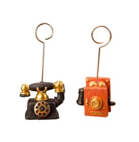 Retro Style Memo Clip Holder Stand for Photo Card