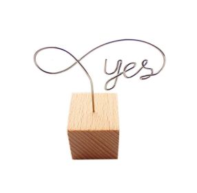 Wooden Base Clip Holders Photo Memo