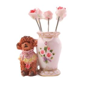 Dog Fruit Forks Stainless Steel Dessert Forks