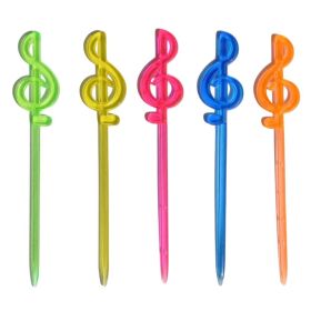 [Music] Party Supply Disposable Plastic Cocktail Picks Bar Tool