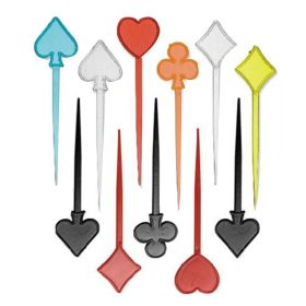400 Pcs Colorful Plastic Disposable Cocktail Picks Party Supplies