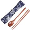 Practical Wooden Tableware Outdoor Travel Cutlery Set