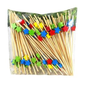 Disposable Cocktail Picks Bamboo Sticks Party Supplies
