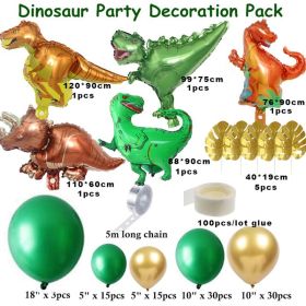Dinosaur Foil Balloon Arch Garland Kit Jungle Animals
