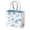 Kraft Paper Gift Bags Boutique Bags Party Favor Bags, Blue