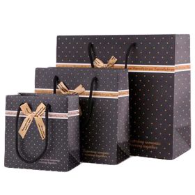 Dots Bowknot Party Present Paper Gift Bags
