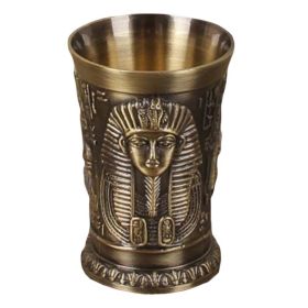 Vintage Egyptian Copper Alloy Wine Cup Shot Glasses