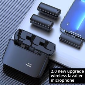 Dual Wireless Lavalier Microphone For IPhone IPad, Live Stream