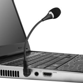 Mini Microphone Jack Condenser Headset For Laptop Computer