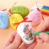 4 Pack; Children's Creative Handmade Diy Easter Eggs