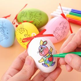 4 Pack; Children's Creative Handmade Diy Easter Eggs