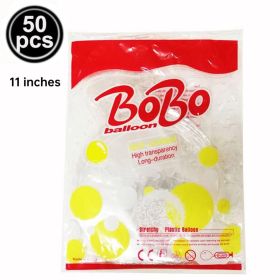 Bobo Balloon Transparent Globes Happy Birthday