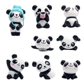 8 Pcs Cute Panda Refrigerator Magnets