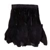 Costume Black Goose Feathers Trim Fringe DIY Dress