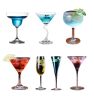 7 Crystal Cocktail Glass Martini Glass Triangle Glasses