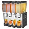 Commercial Beverage Dispenser, 4 Tanks Juice Dispenser