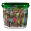 Assorted Sour Chewy Candy Twists Jar, 210 Wrapped Pieces