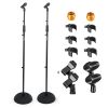 5 Core Mic Stand Floor Heavy Duty Height Adjustable