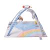 Baby Play Gym Mat, Tummy Time Mat with 6 Sensory Toys