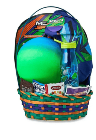 Boys Rainbow Ball Easter Basket Gift Set