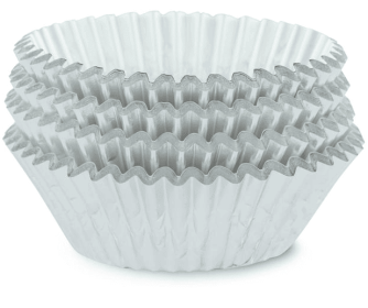 Great Value Cupcake Liners, Silver, 48 Count