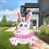 3.8 FT Easter Inflatable Cute Bunny Outdoor Decorations