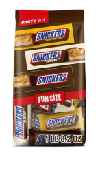 Snickers Milk Chocolate Candy Bars Fun Size Variety Pack