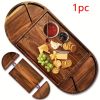 Magnetic Acacia Wood Charcuterie Board with Handles