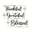 CIFbuy 3 Piece Thanksgiving Scripture Wall Art Set