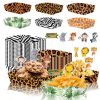 72 Pcs Safari Animal Party Sets