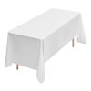 VEVOR White Tablecloths for Rectangle Tables