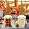 Fall Decorations, Cute Thanksgiving Gnomes Plush Doll