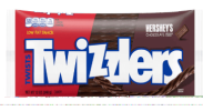 TWIZZLERS Chocolate Twists Chewy Licorice Style Candy