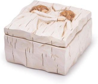Friendship Jewelry Keepsake Box Sculpted Hand-Painted