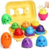 Toddler Toys Matching Easter Egg Toys
