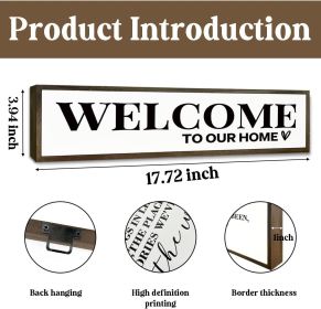 Welcome Signs for Home Decor. Housewarming
