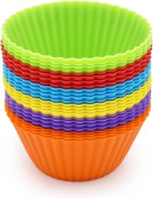 Silicone Cupcake Baking Cups 24 Pack Reusable