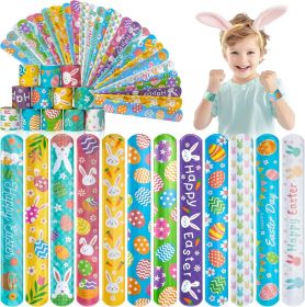Easter Slap Bracelet, Easter Bunny Decorations Gifts