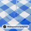 Rectangle Picnic Table Cloth, Elastic Waterproof