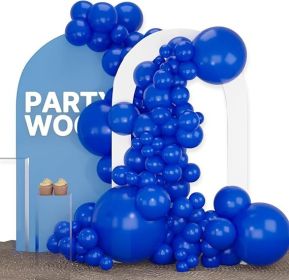 PartyWoo Navy Blue Balloons 100pcs Different Sizes