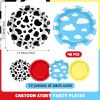 48Pcs Cartoon Story Birthday Party Paper Plates