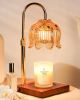 Flower Candle Warmer Lamp with Timer & Dimmer for Women