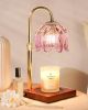 Pink Candle Warmer Lamp with Timer & Dimmer