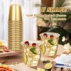50 Pcs Gold Plastic Cups