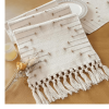Boho Table Runner with Tassels  for Home Decor