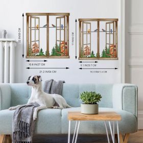 Metal Wall Art Birds In the Window